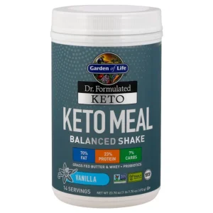 Wholesale Garden of Life Dr. Formulated Keto Meal Balanced Shake - Vanilla Powder, 14 Servings